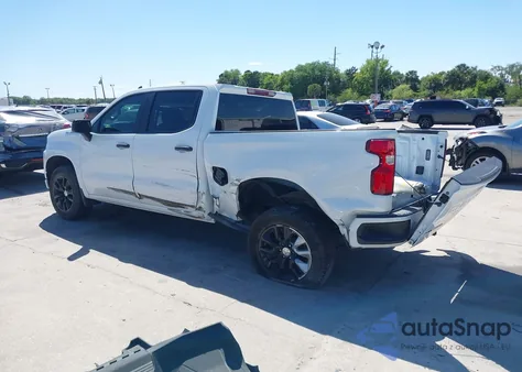 2021 Chevrolet Silverado 1500 2Wd Short Bed Custom from USA, damaged, VIN 1GCPWBEK5MZ287386